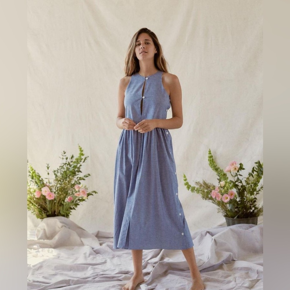 Christy Dawn The Katie Dress | Blue Checker
